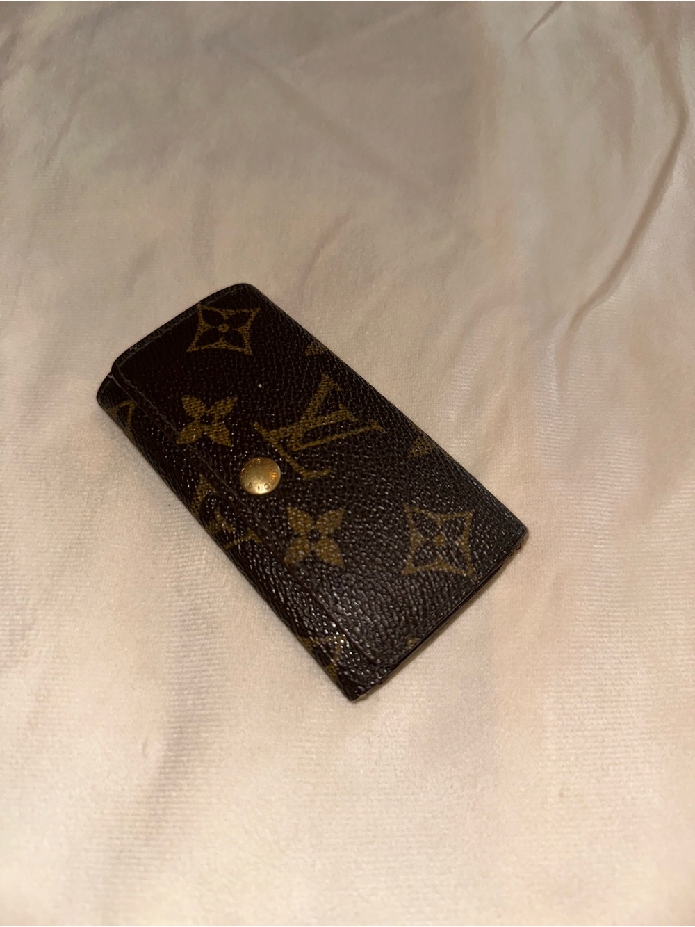 Louis Vuitton Brown Monogram Key Holder Case
